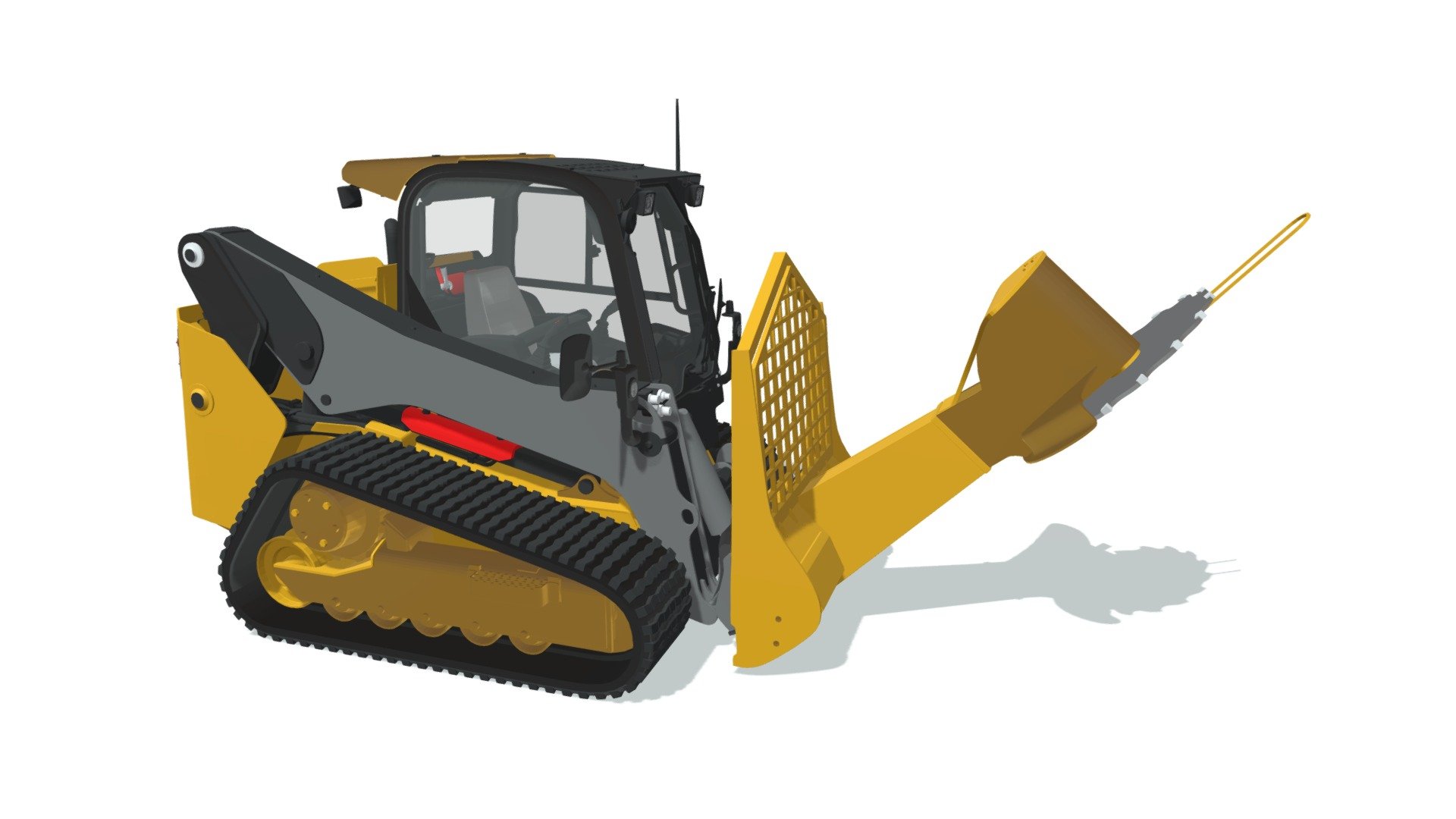 Skid Steer Loader Tree Cutter