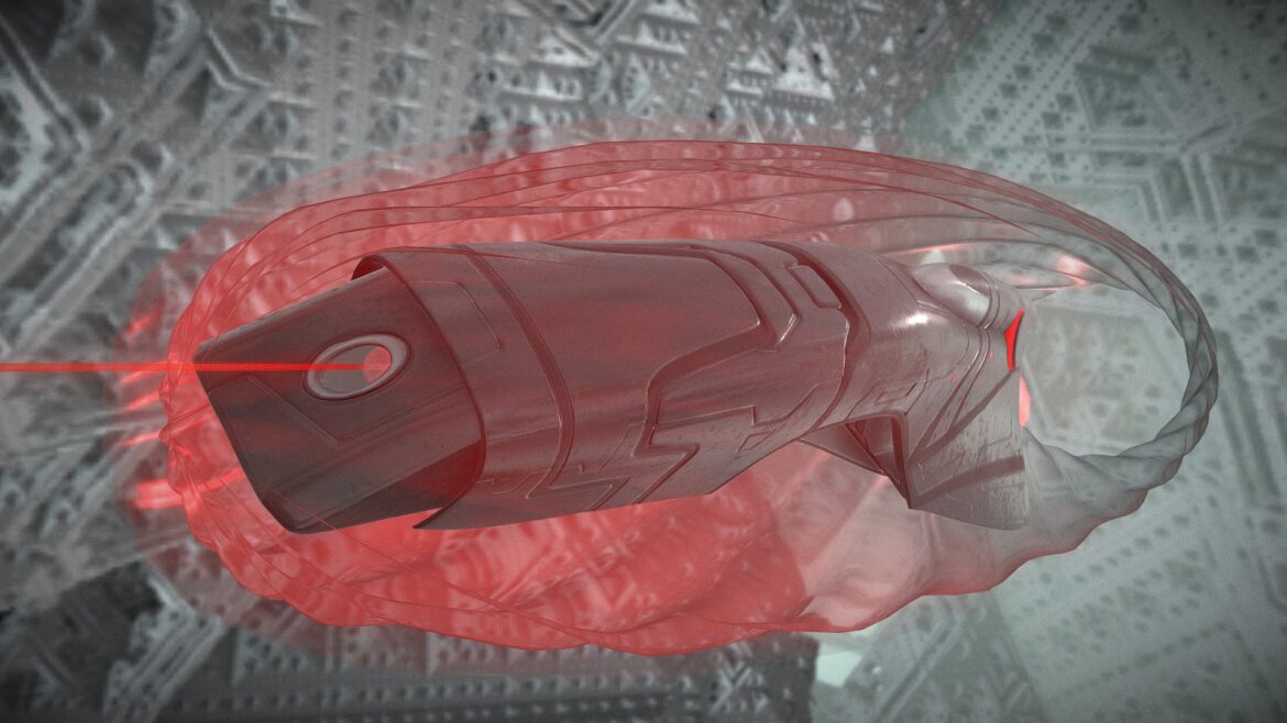 spaceship keeper black version 3d model
