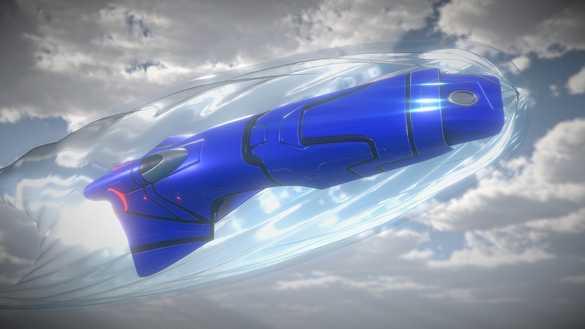 Spaceship – Keeper – Blue Version