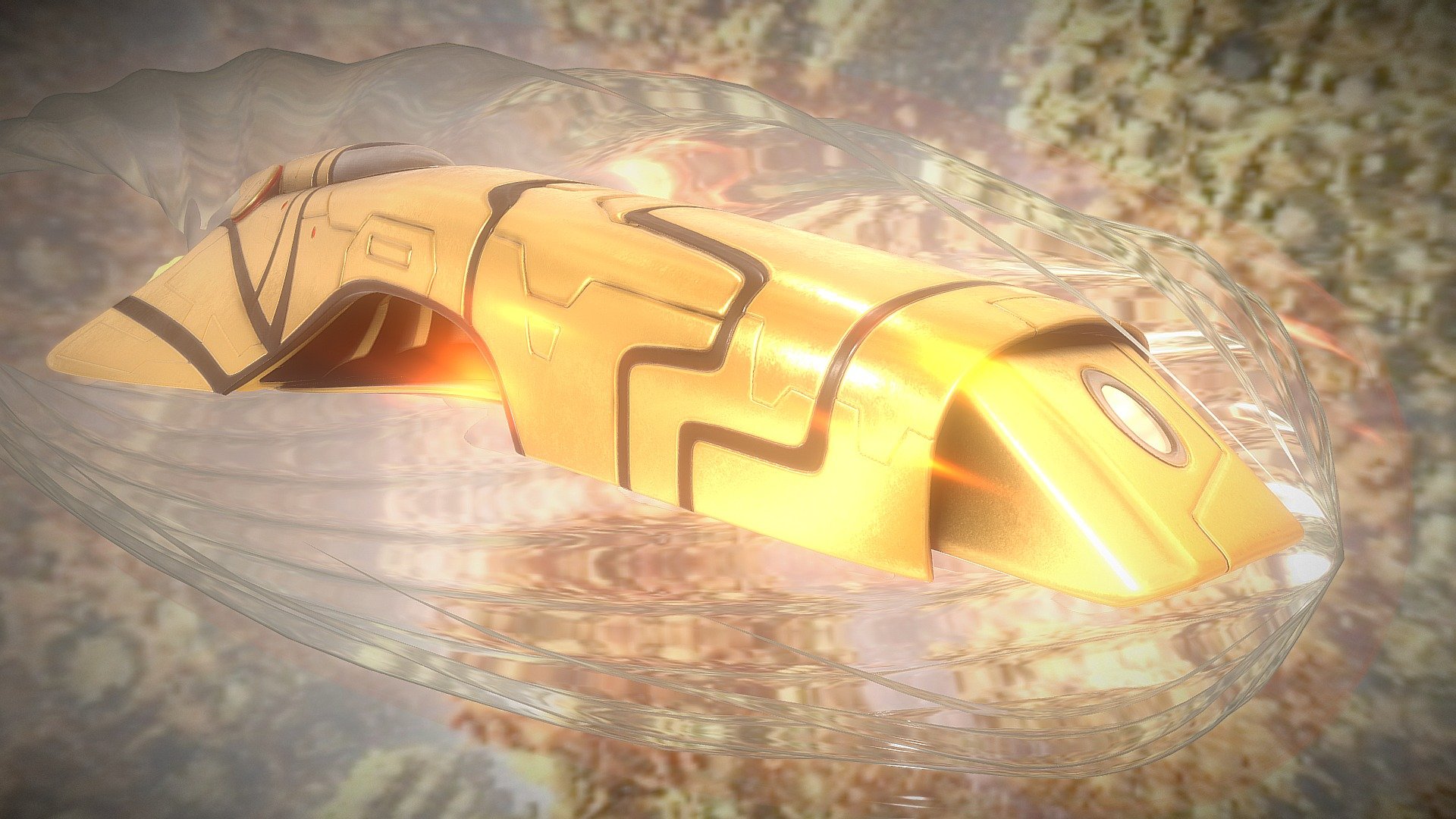Spaceship – Keeper – Gold Version