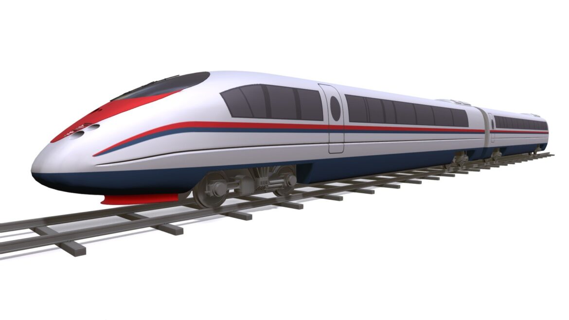 speed train 3d model
