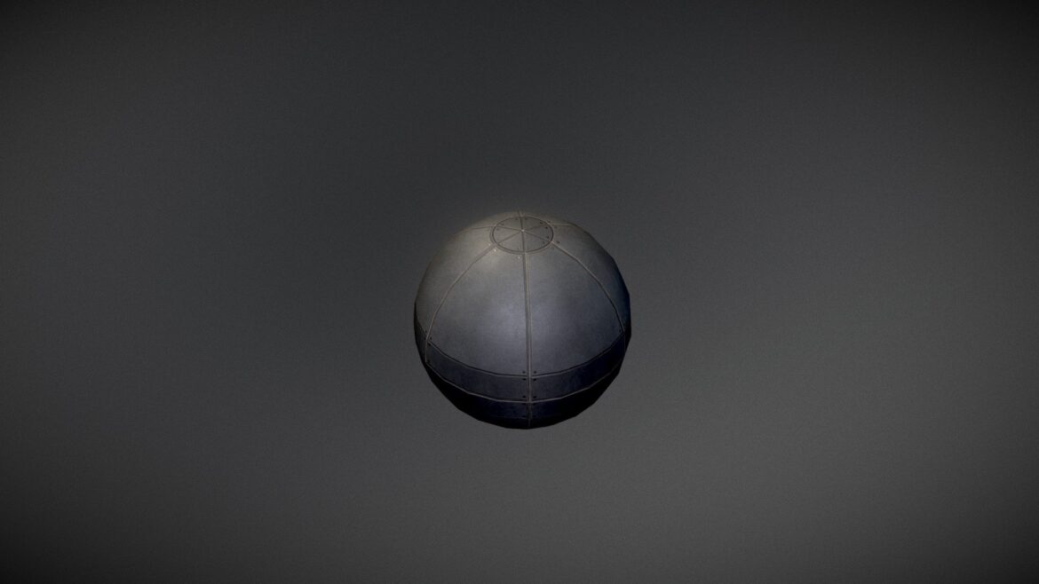 sphere bot without ground 3d model
