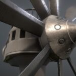 Steampunk Windturbine (Textured High-Poly)
