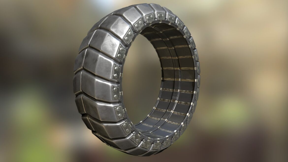 tire metal version 3d model