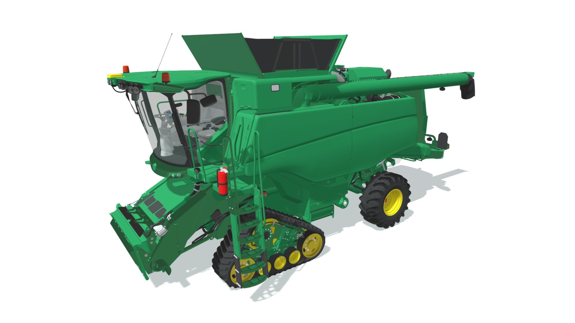 Tracked Combine Harvester