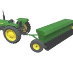 Tractor with Disc Harrow