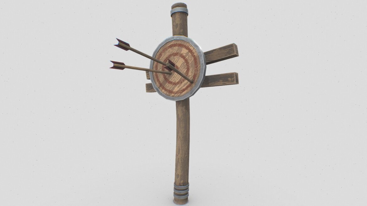 training dummy 3d model