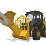 Skid Steer Loader Tree Cutter