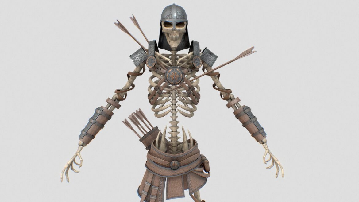 undead archer 3d model