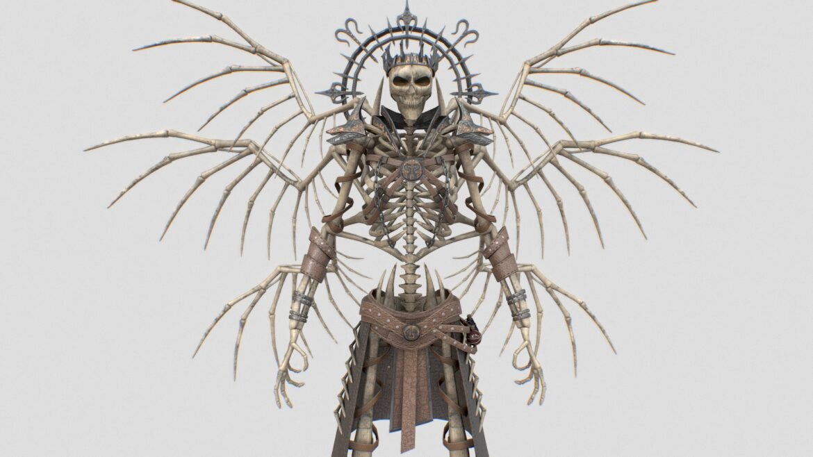 undead mage 3d model