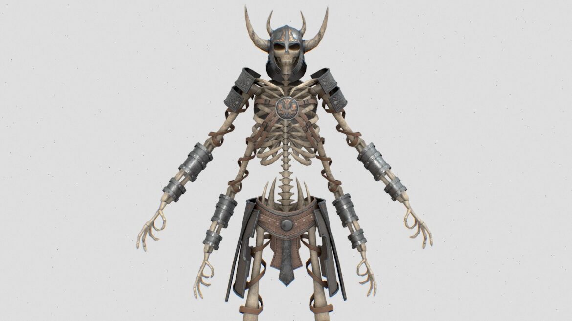 undead archer 3d model