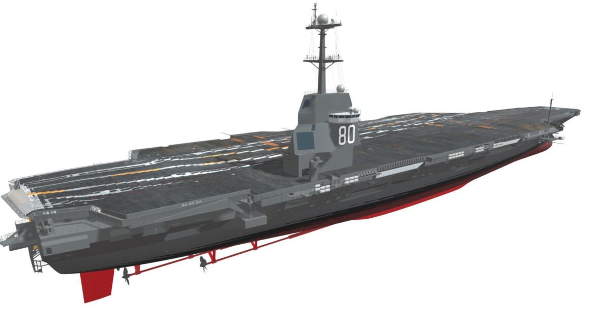 uss cvn 80 aircraft carrier 3d model