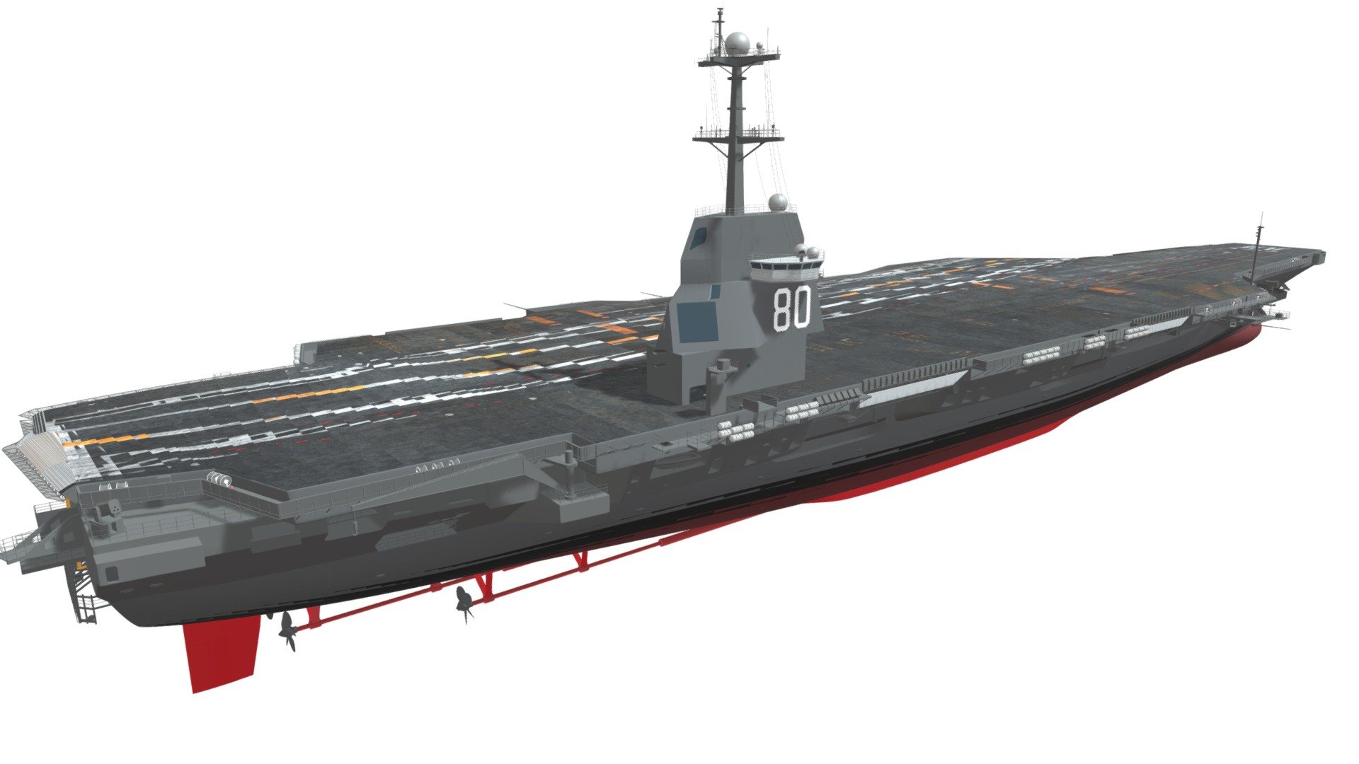 USS CVN 80 Aircraft Carrier