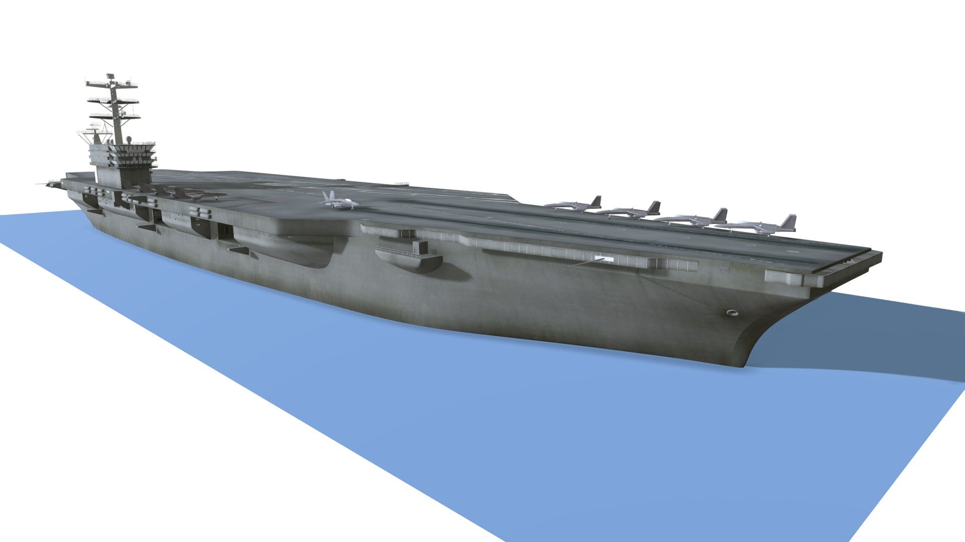 USS Nimitz Aircraft Carrier CVN-68