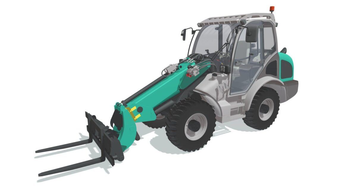wheel loader 3d model