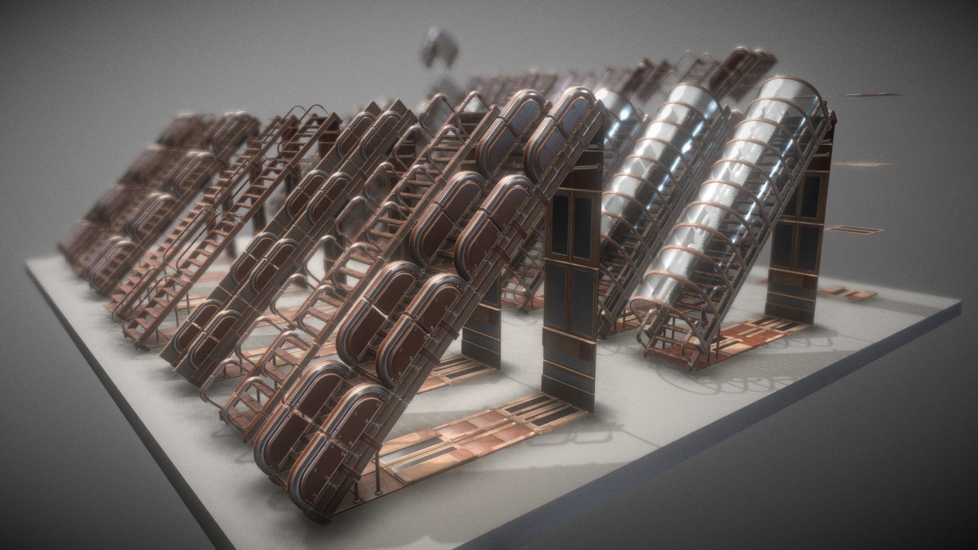 Wood Stairs