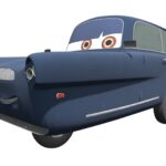 Cars 2 Tomber 3d Model - Cars 2 Tomber 3D model with detailed forklift arms and expressive headlights