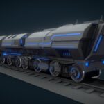 Driverless cargo train