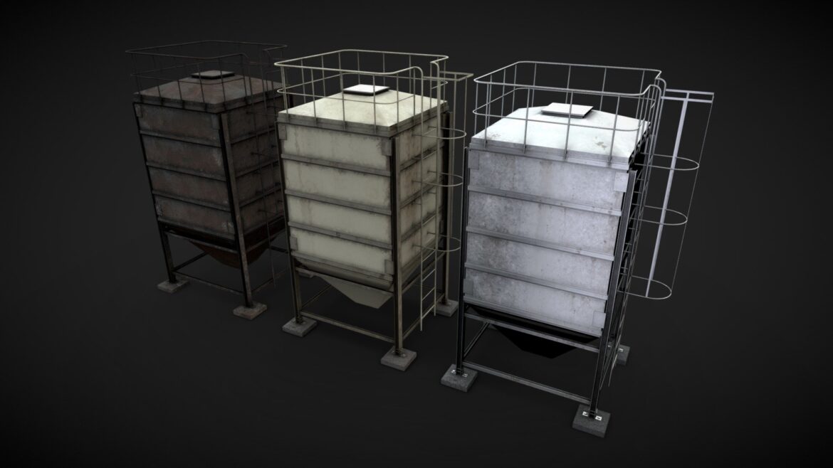 dry storage 3d model