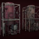 Industrial gas separator