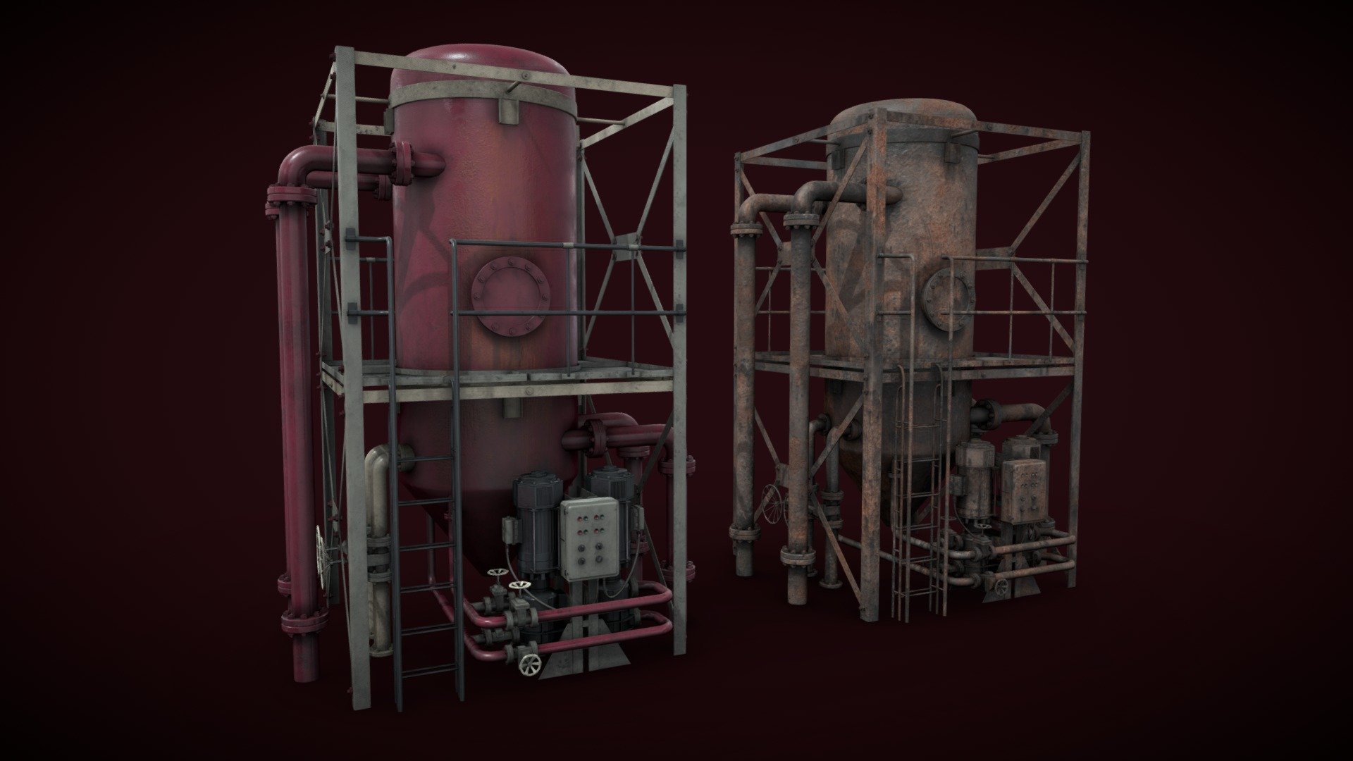 Industrial gas separator
