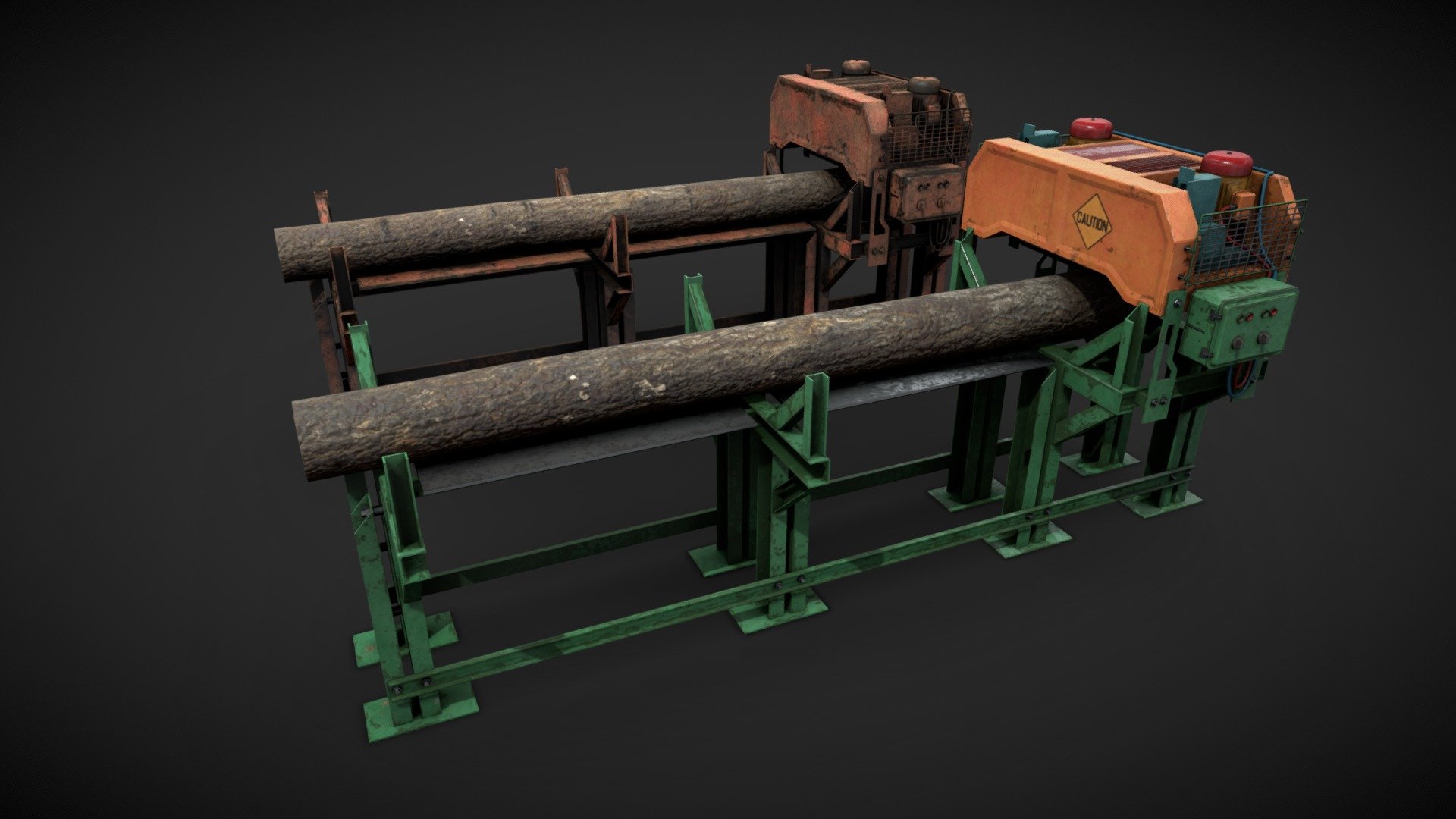Industrial sawmill