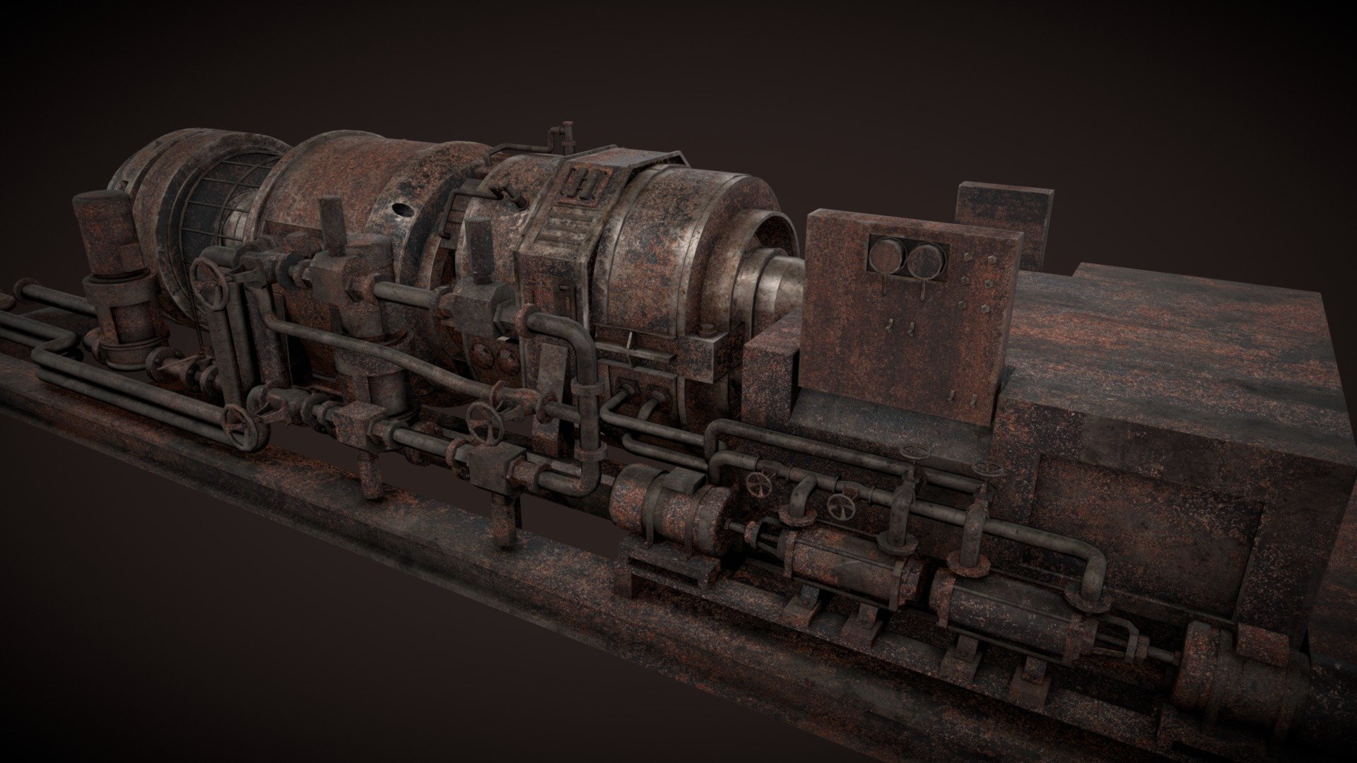 Rusted machinery device