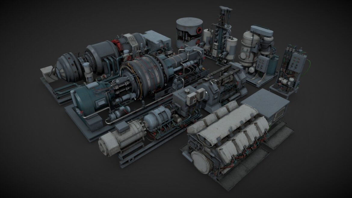machinery devices pack vol1 3d model