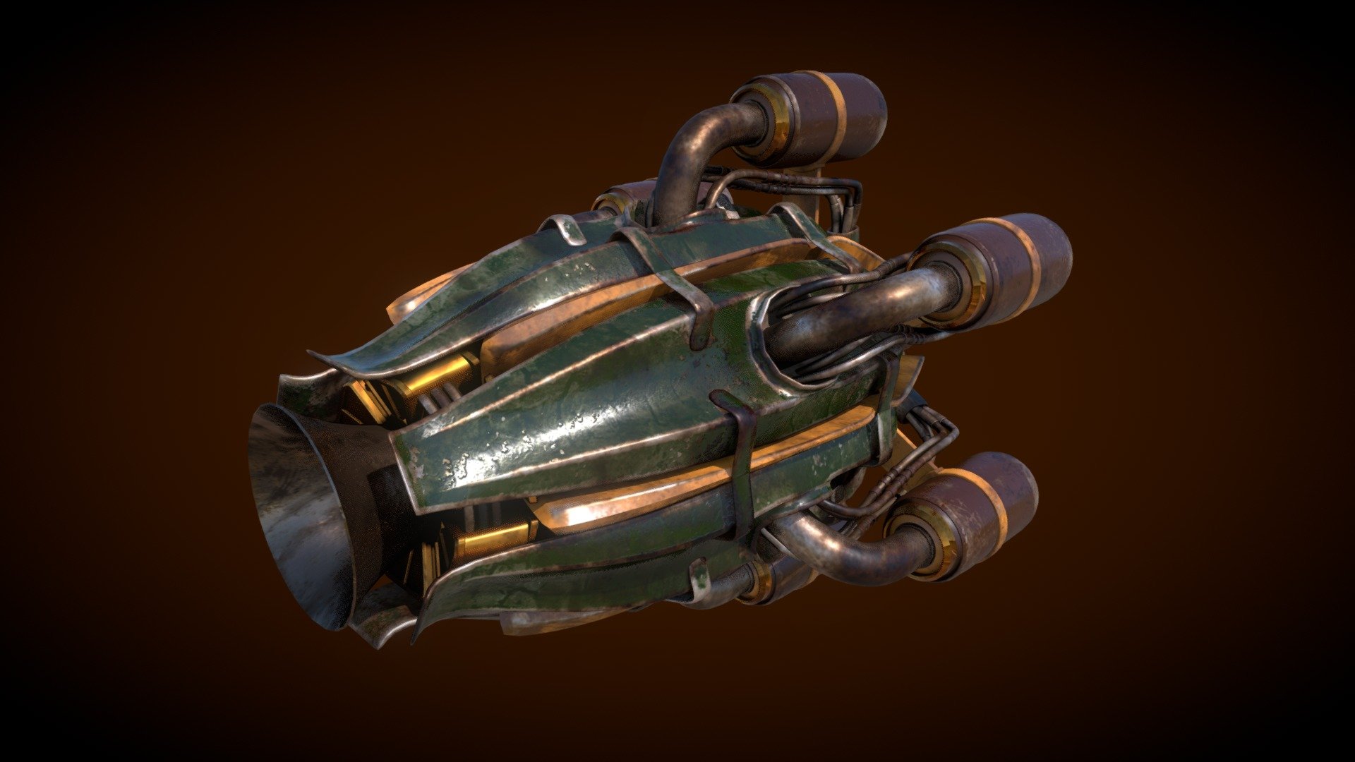 Rusted machinery device