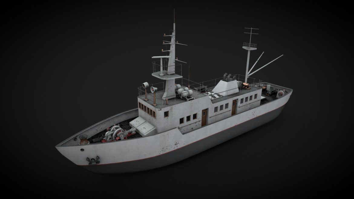 old vessel 3d model