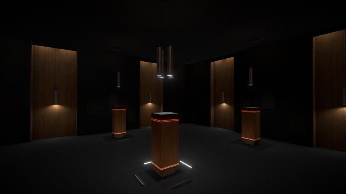 product showroom 3d model