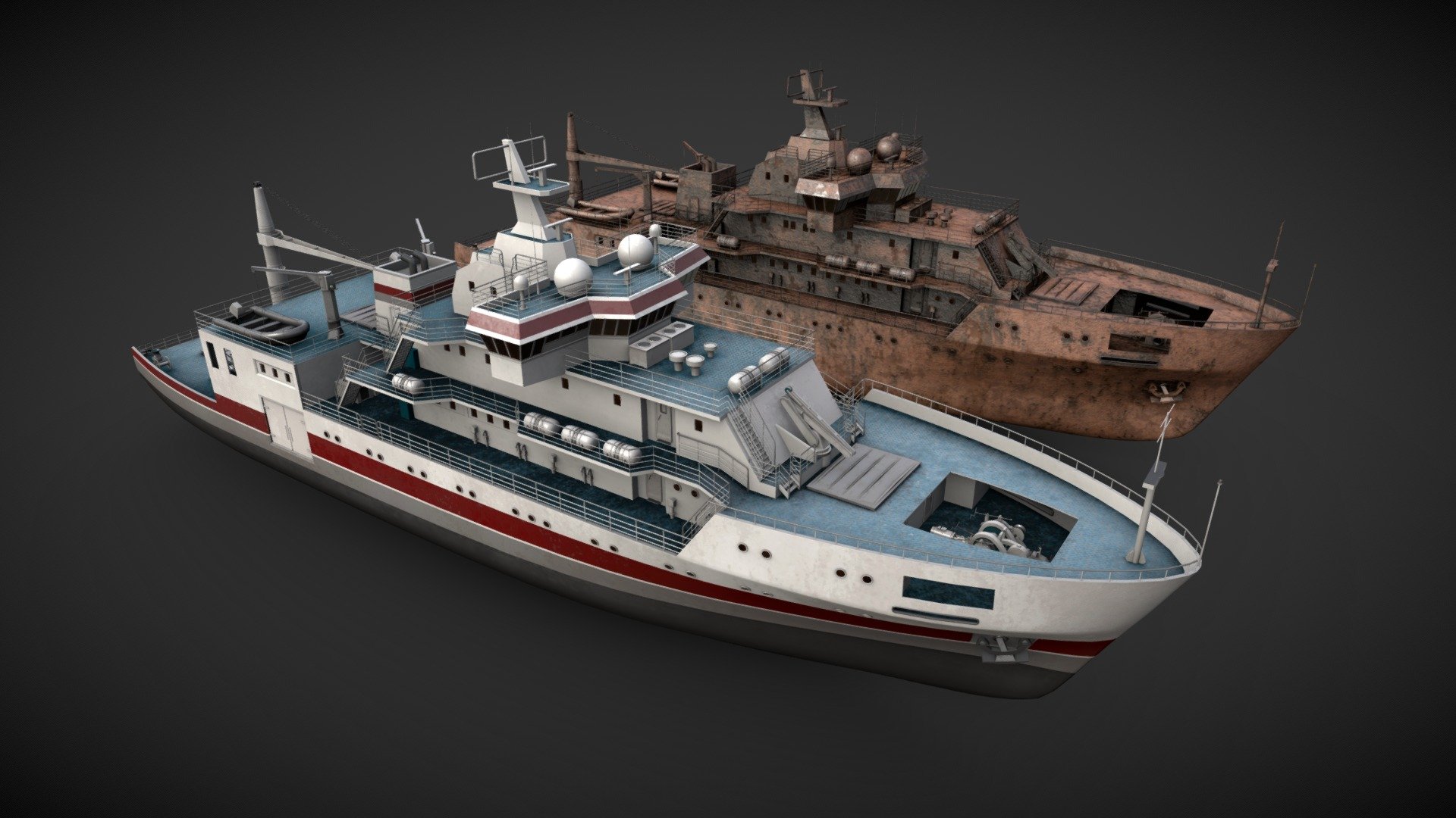 Sciencific vessel