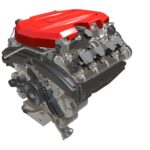 V8 Car Engine