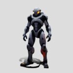 Alien Robotic Character