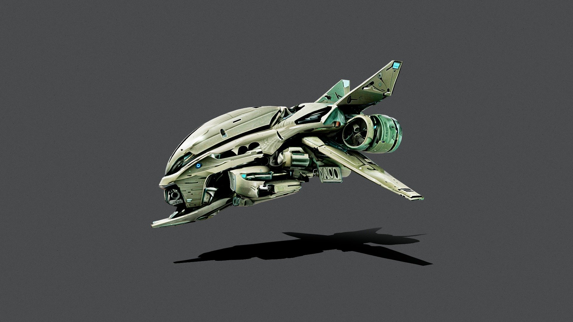 Atmospheric Warship Drone