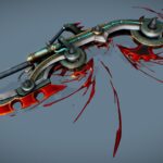 Cruel Crimson sawblade 3d model