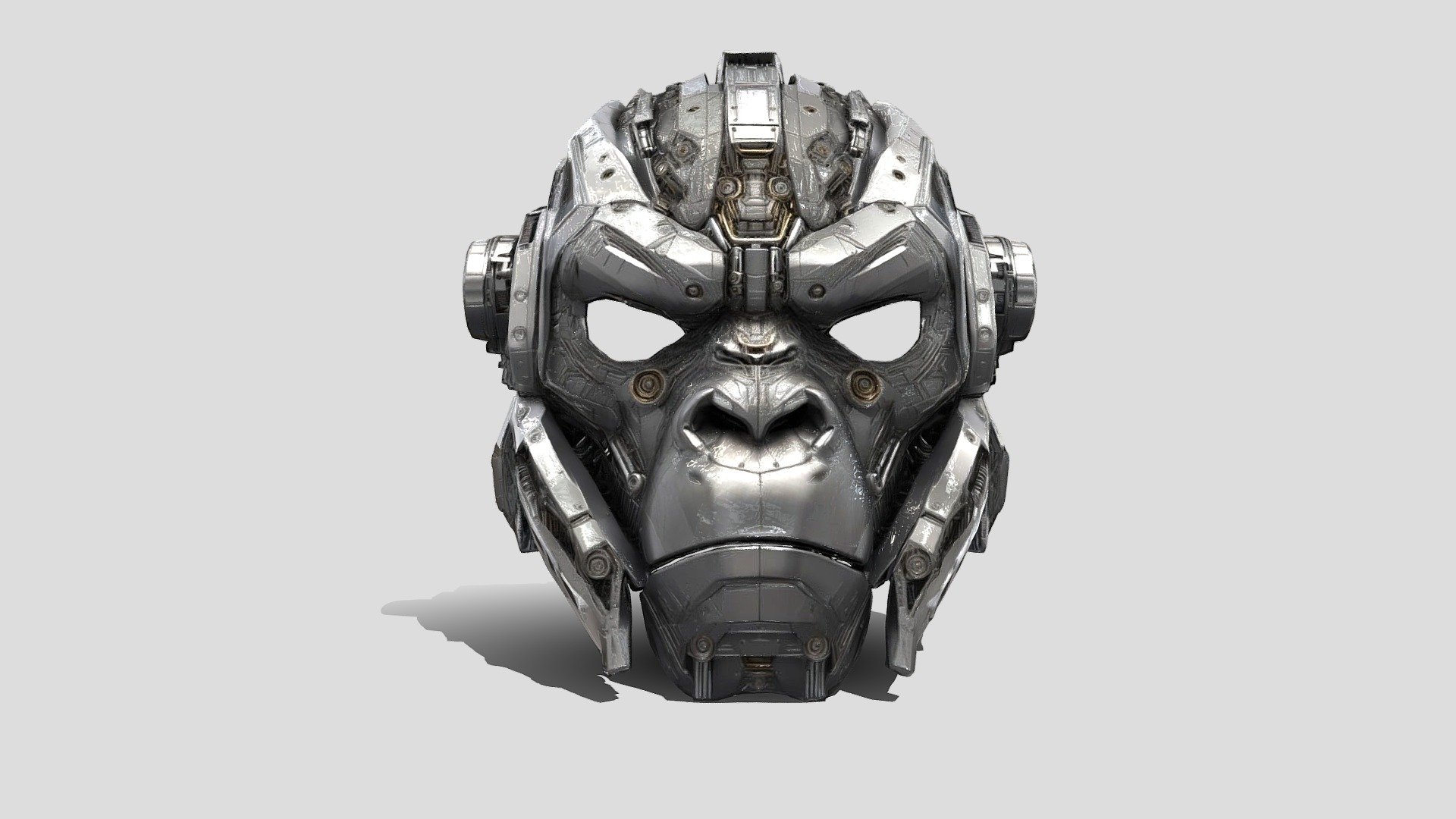 Cyber Gorilla HUD helmet