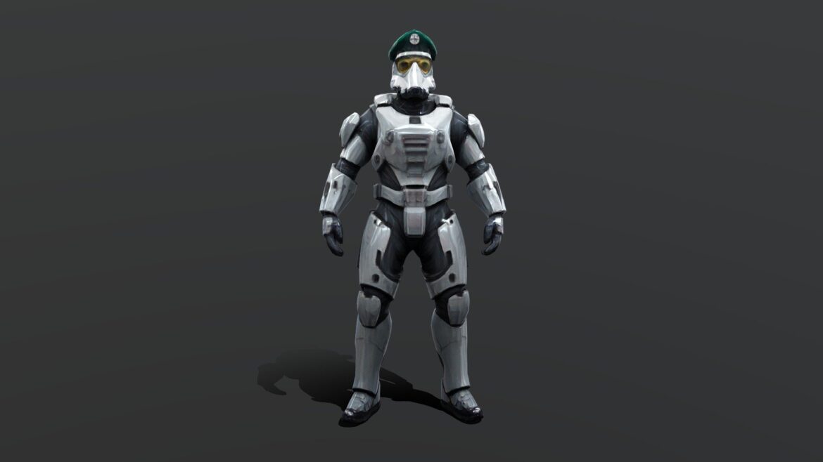 elite 9 trooper 3d model