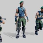 Fortnite Garrison skin + scar