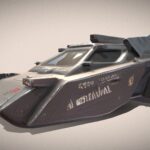 futuristic armored vehicle