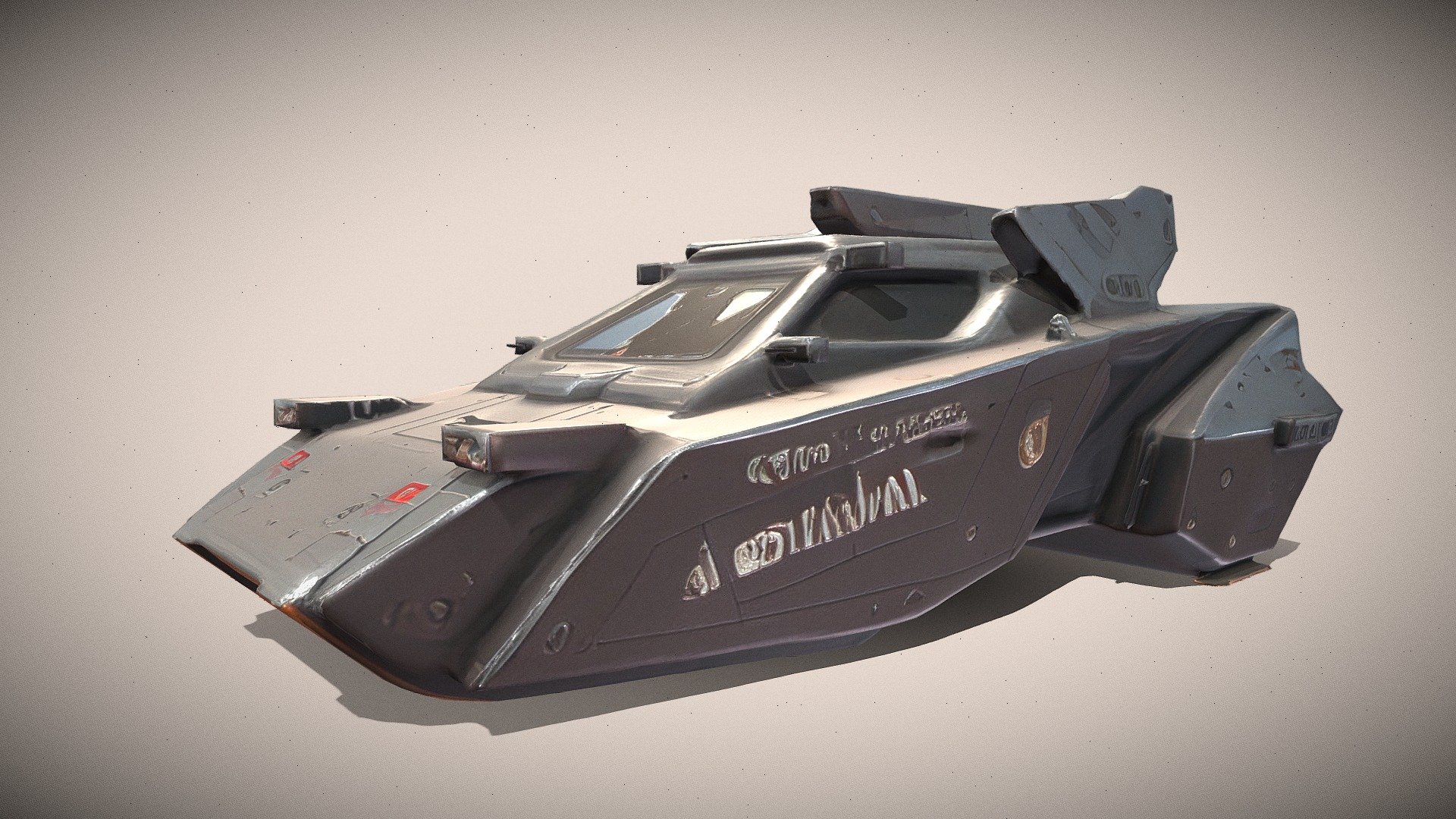 futuristic armored vehicle