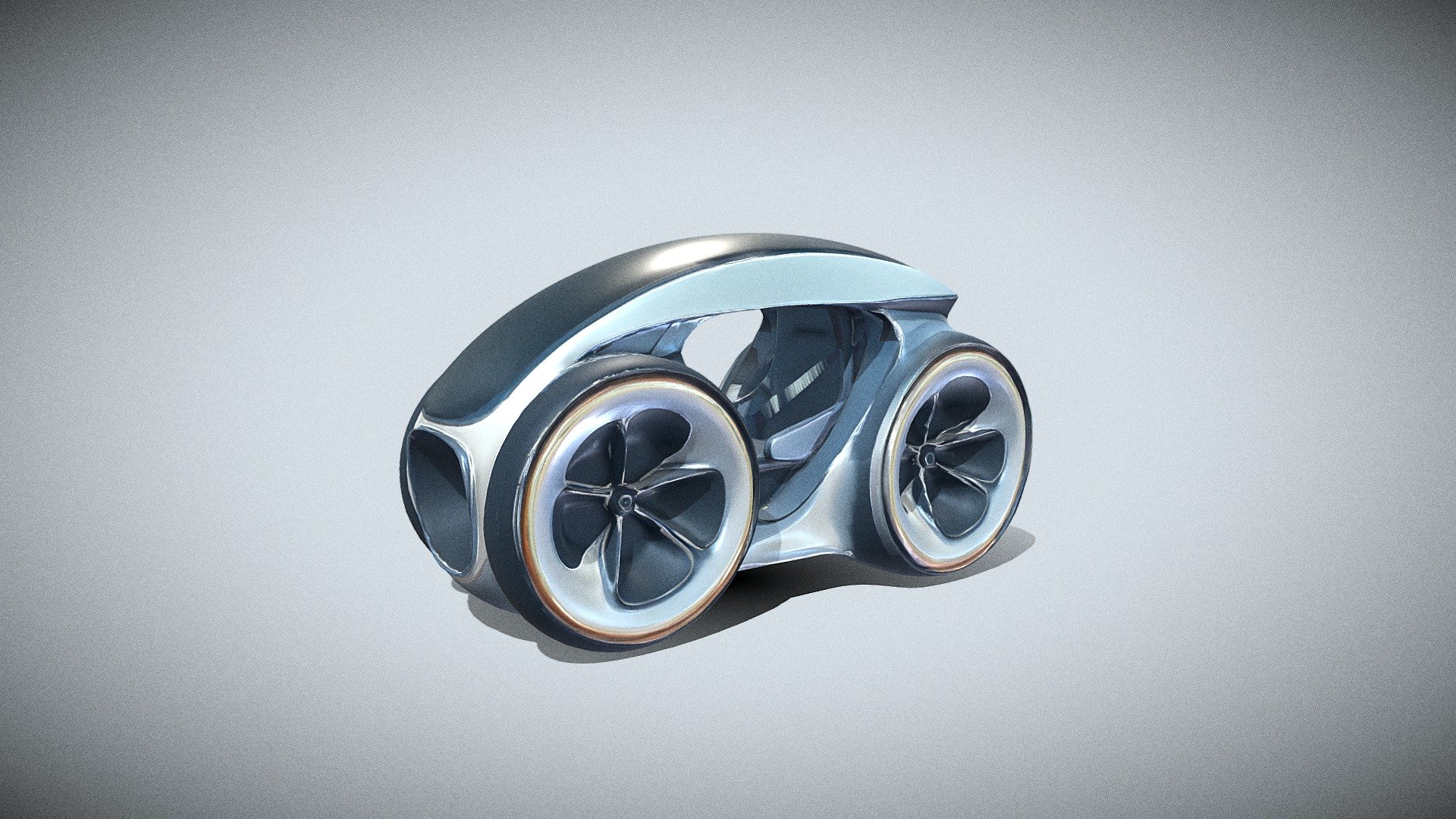 Futuristic concept car