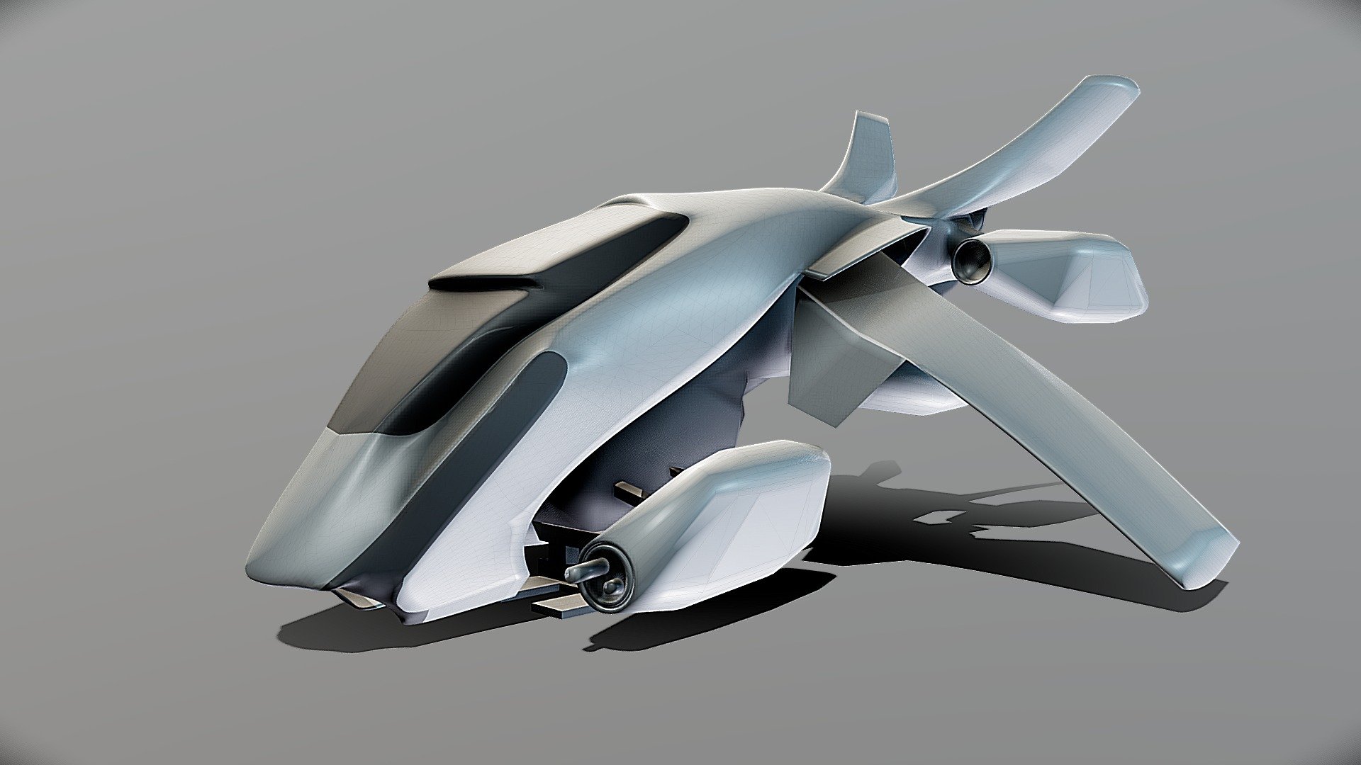 Futuristic Heli-Jet