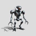 futuristic humanoid robot