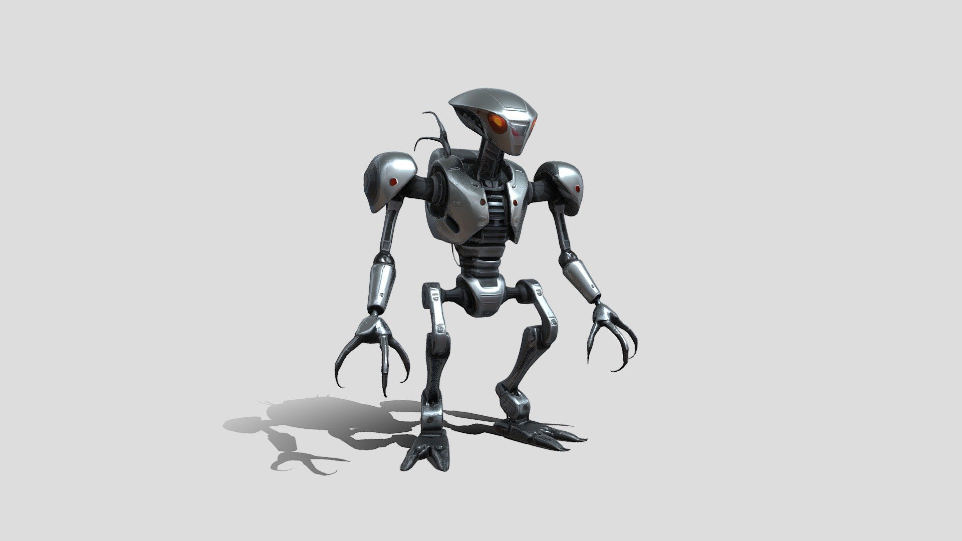 futuristic humanoid robot