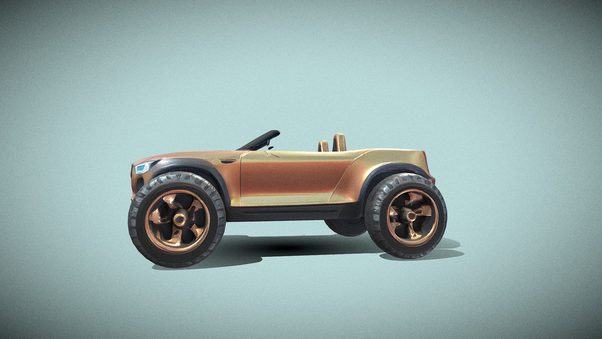 Futuristic off-road vehicle