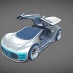 futuristic sport car