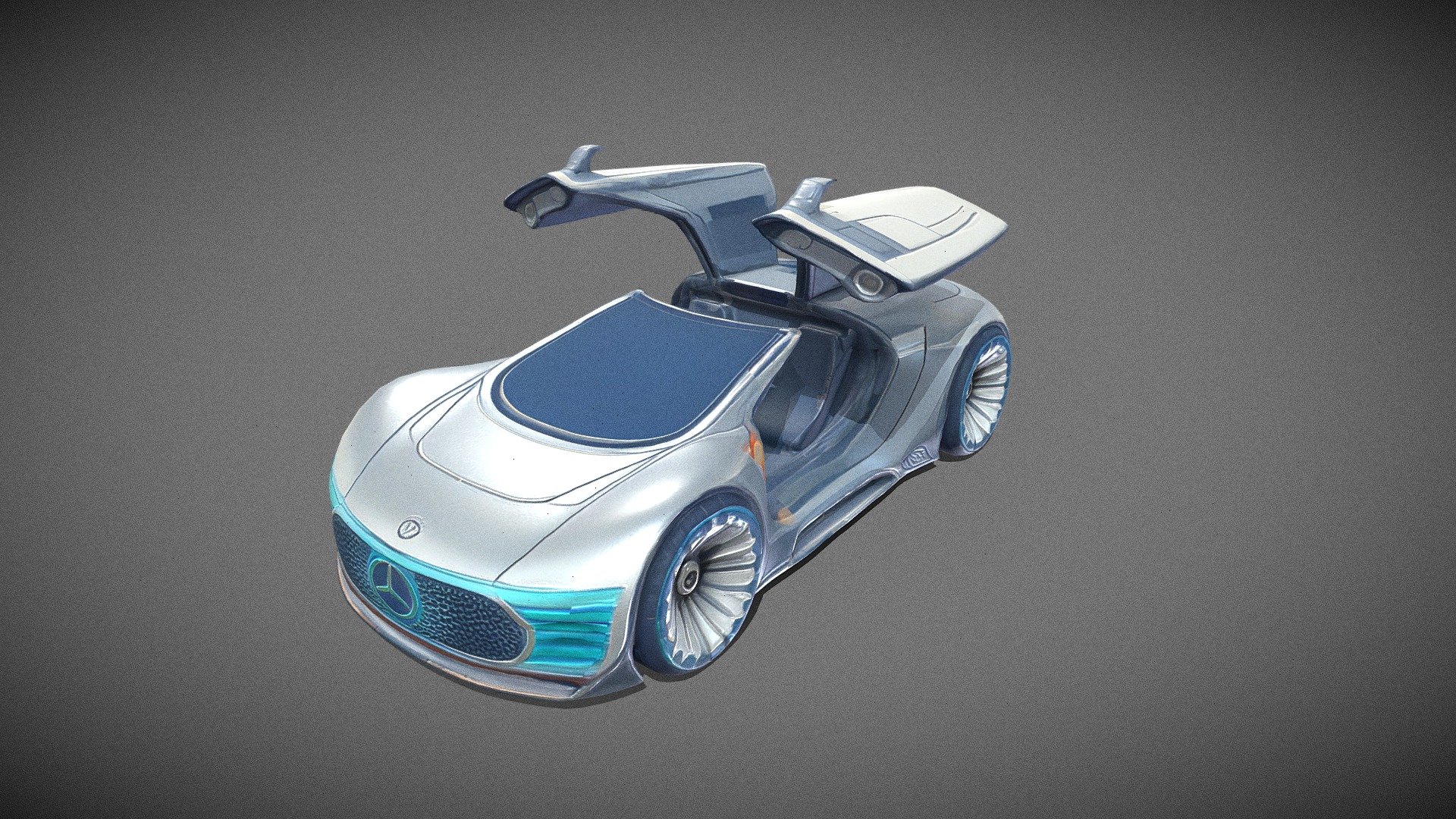 futuristic sport car