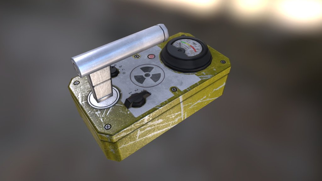 geiger counter 1unity 3d model