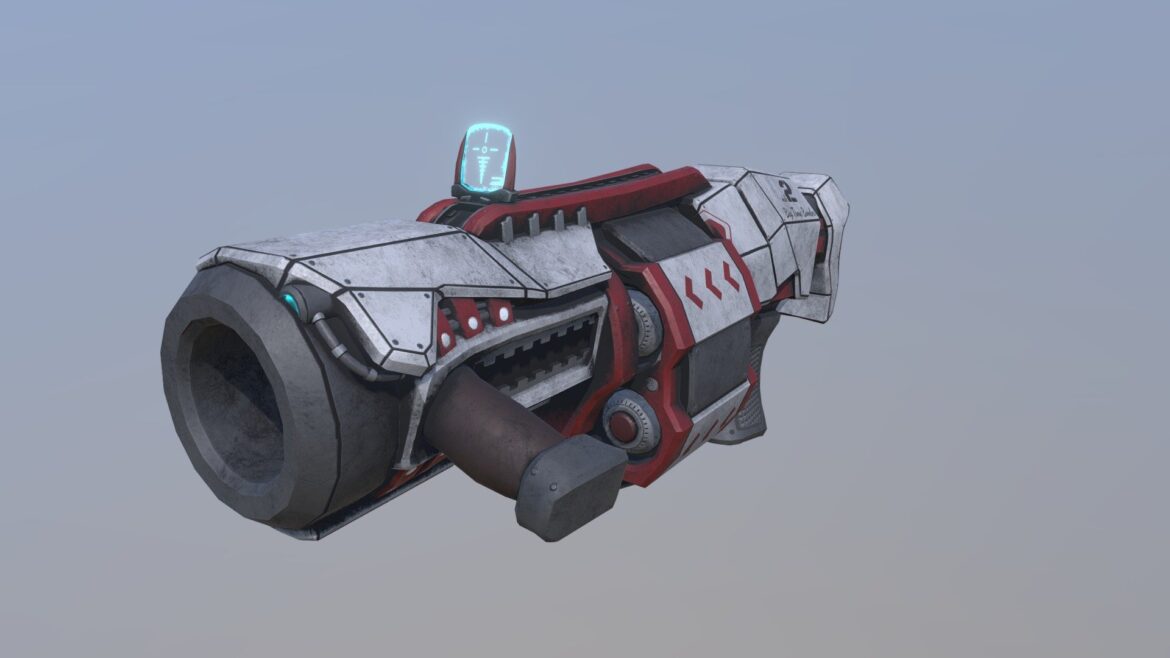 grenade launcher 3d model